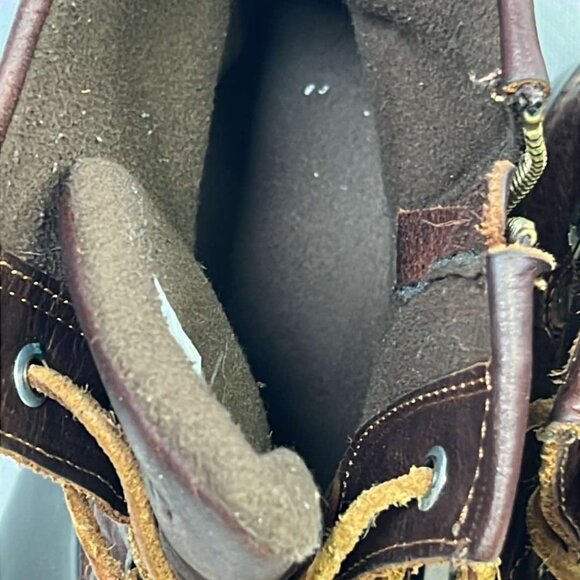 Sperry Saltwater Duck Boots 8M Brown Waterproof Rubber Boots Lace up & Zipper  O - Picture 10 of 12